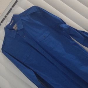 Express military long sleeve button up